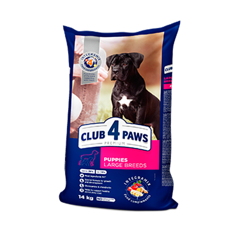 CLUB 4 PAWS PREMIUM LIELO SUGU KUCĒNIEM “VISTA”. PILNVĒRTĪGA SAUSĀ BARĪBA