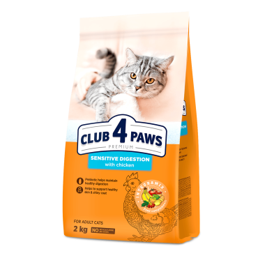 CLUB 4 PAWS PREMIUM “JUTĪGA GREMOŠANA”. PILNVĒRTĪGA SAUSĀ BARĪBA PIEAUGUŠIEM KAĶIEM