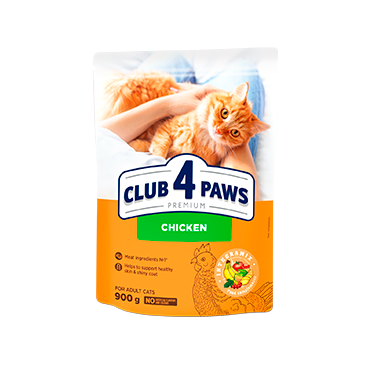 CLUB 4 PAWS PREMIUM «VISTA». PILNVĒRTĪGA SAUSĀ BARĪBA PIEAUGUŠIEM KAĶIEM